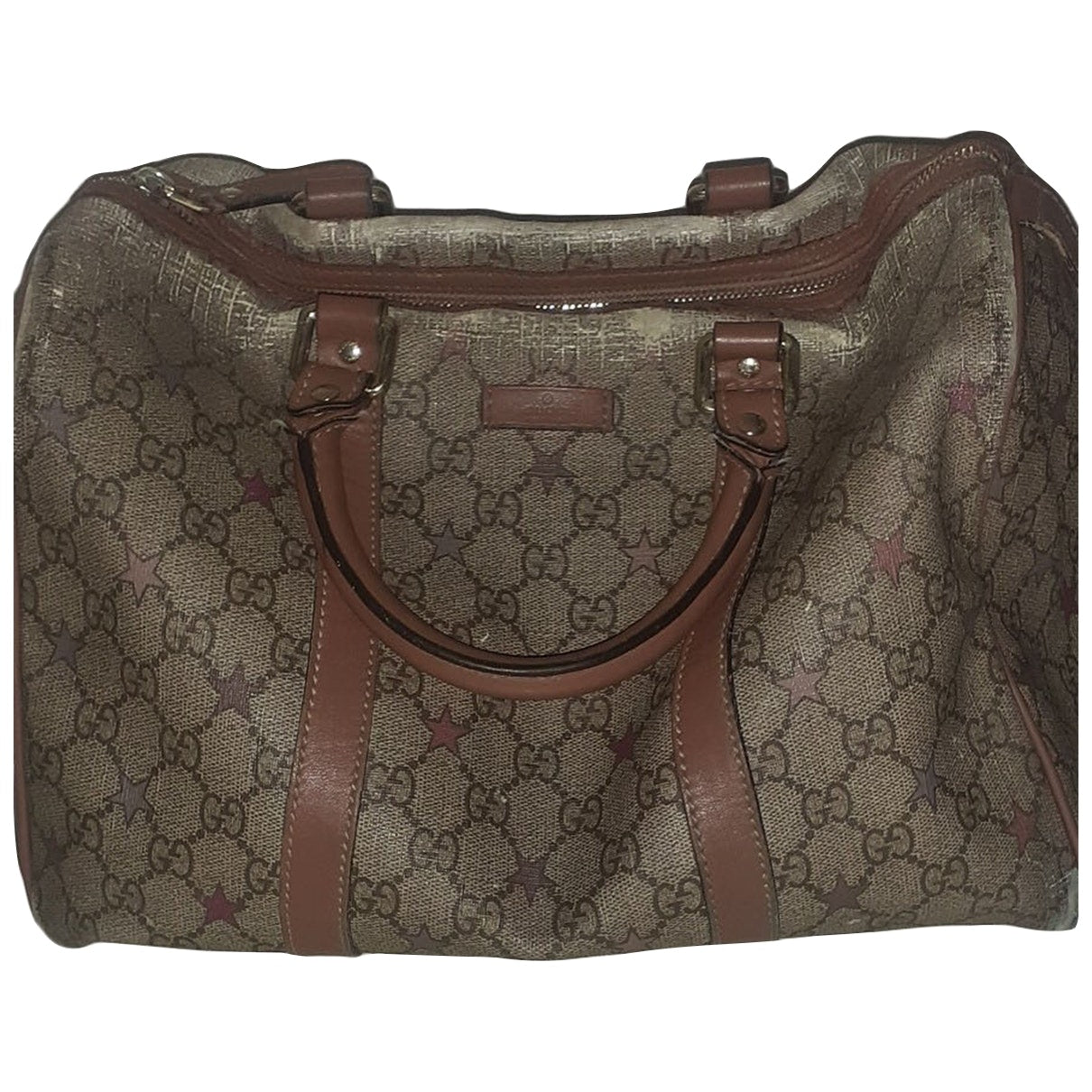 Gucci boston  cloth handbag