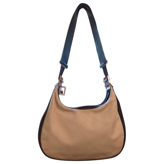 Gucci beige cotton handbag