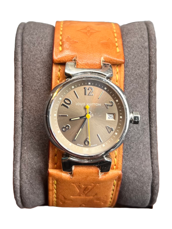 Louis Vuitton Stainless Steel 28mm Tambour Watch