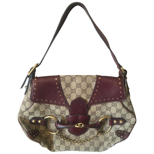 Gucci beige cloth handbag