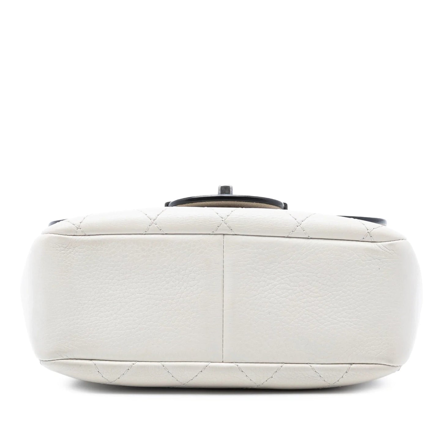 White Chanel Paris-Greece Calfskin Archi Chic Flap Satchel