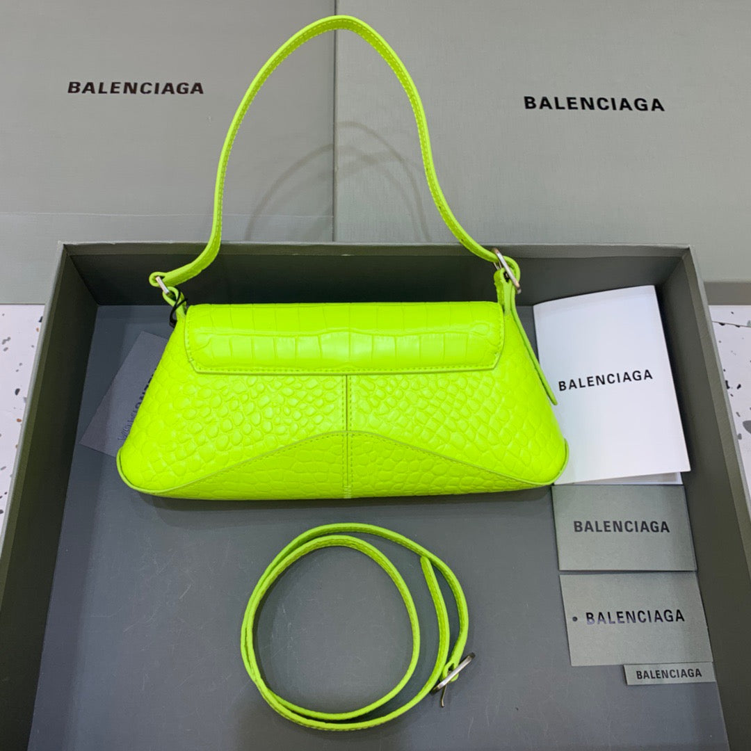 Top Quality XX Small Flap Bag Box Green Neon, For Women,  Bags 10.6in/27cm