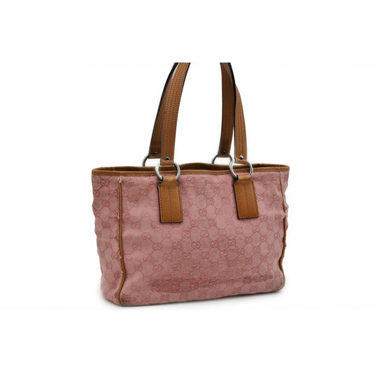 Gucci pink cloth handbag