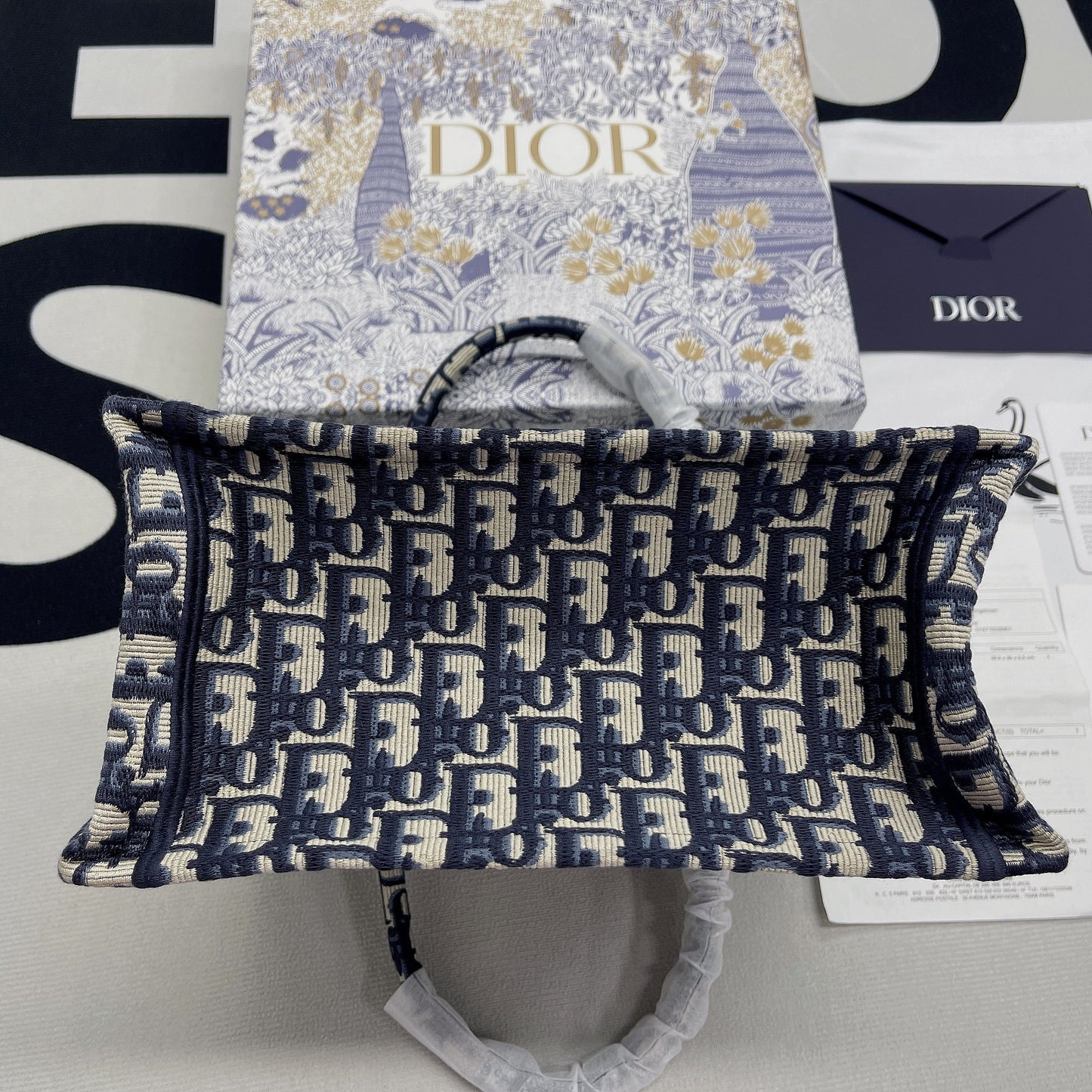 Top Quality Small Book Tote Blue, For Women, Womens Handbags 26.5cm/10.5in CD M1265ZRIW_M928