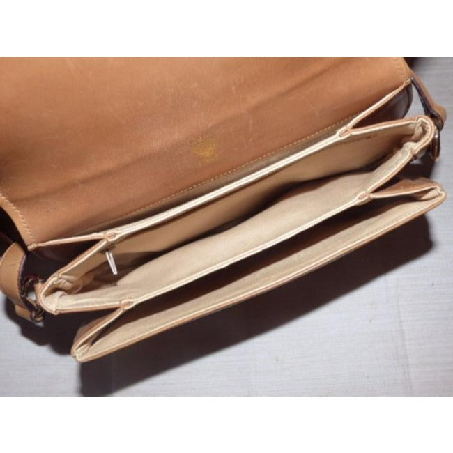 Gucci   Camel Color Leather Shoulder Bag