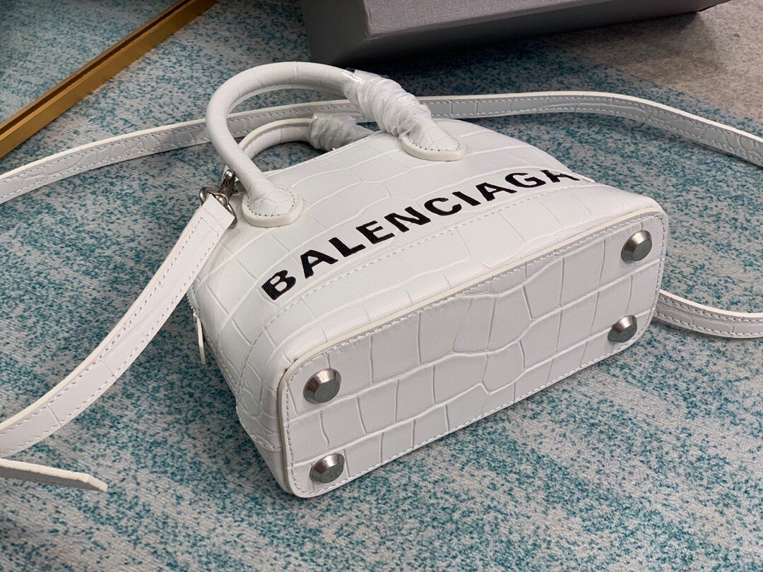 Top Quality Ville Mini Handbag In White, For Women,  Bags 4.7in/12cm