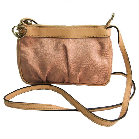 Gucci pink cloth handbag
