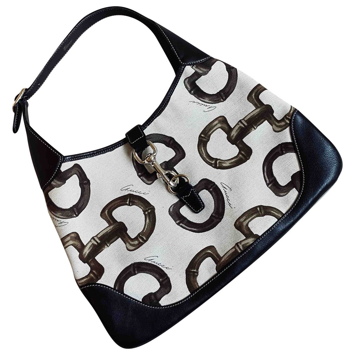 Gucci jackie    multicolour cloth handbag