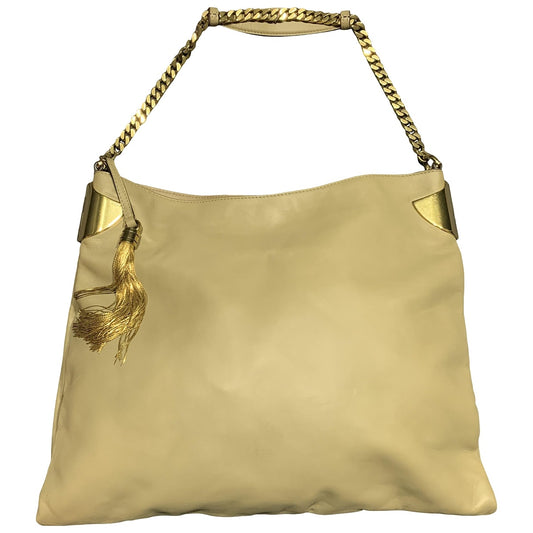 Gucci beige leather handbag