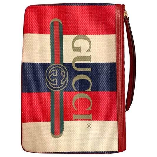 Gucci sylvie multicolour cloth clutch bag