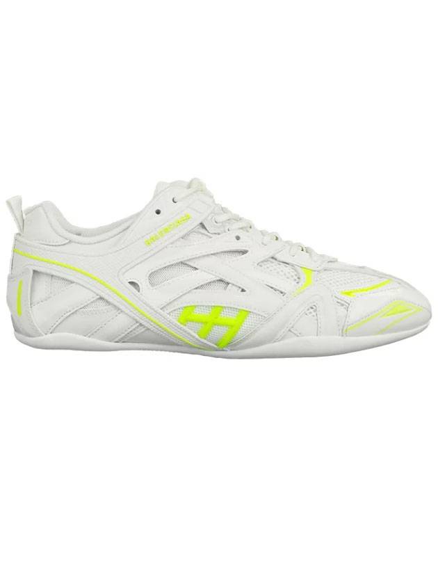 Luxury Balenciaga Trending 2025 Drive Low Top Sneakers Fluo Yellow White