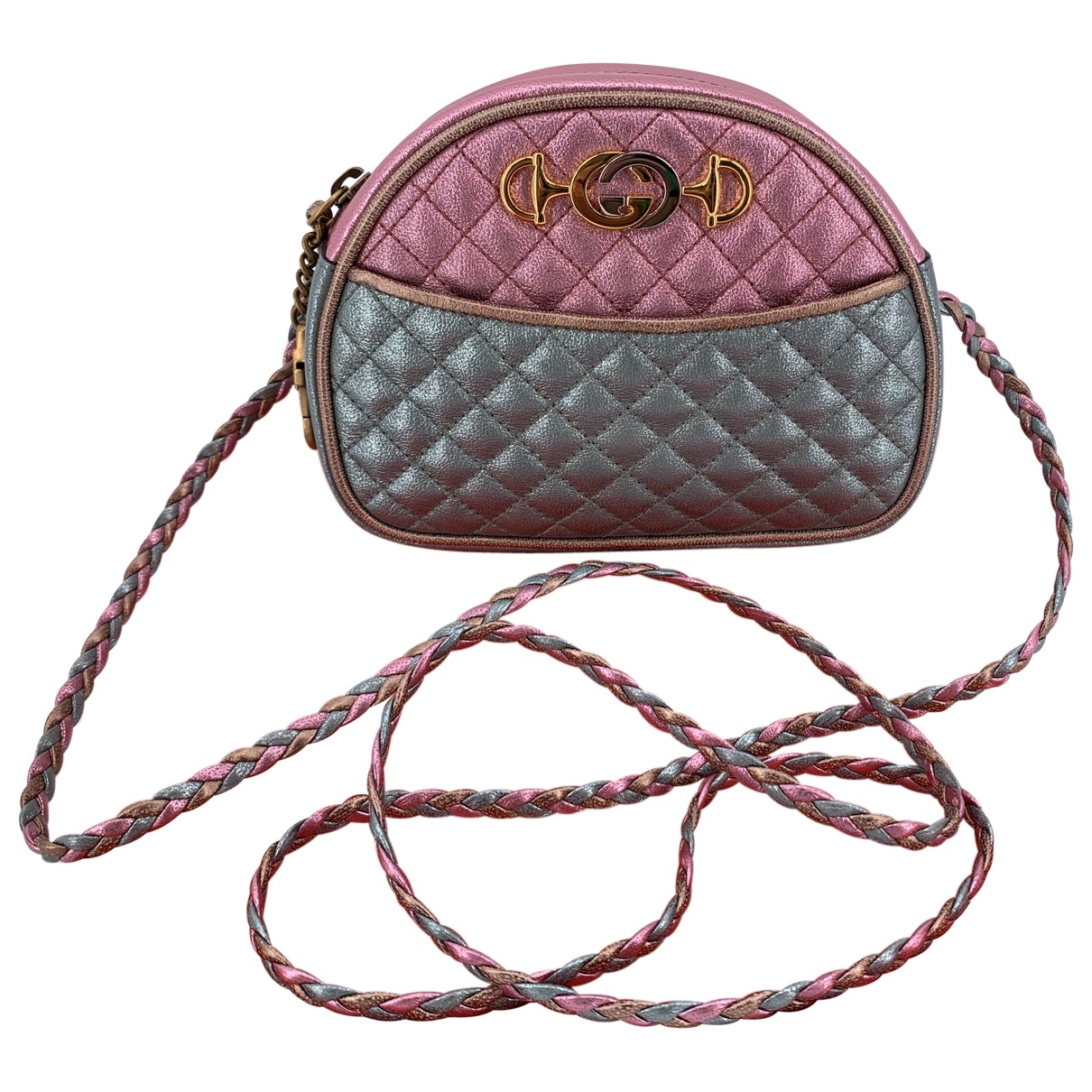 Gucci laminated  leather handbag