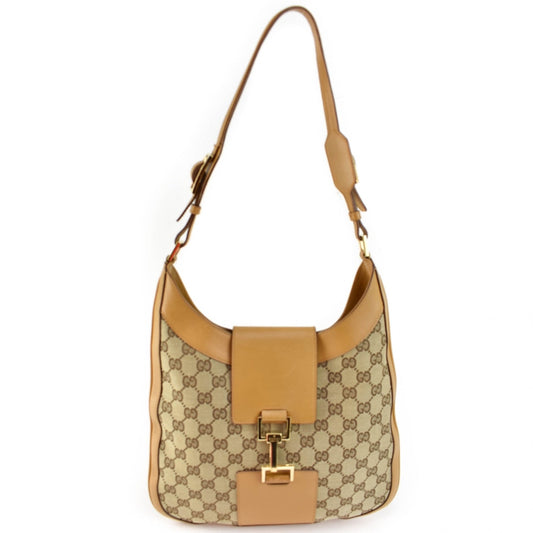 Gucci jackie    beige cloth handbag