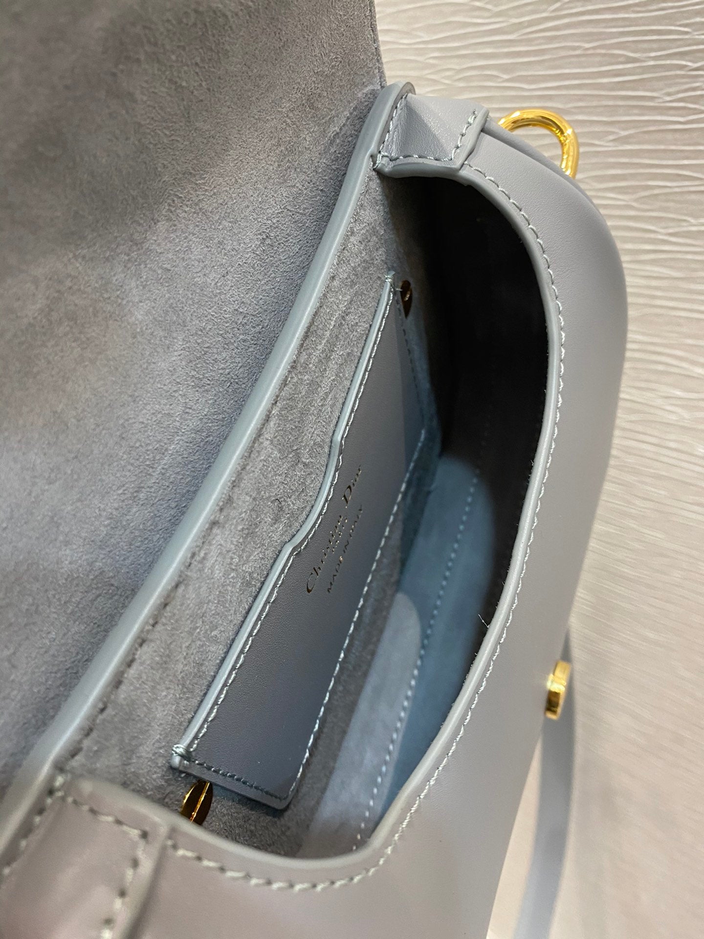 Top Quality Mini Bobby Bag, Grey, For Women Womens Handbags, Shoulder Bags, Crossbody Bags, 18cm CD M9317UMOL_M41G