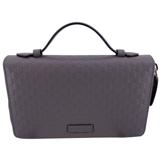 Gucci grey leather case