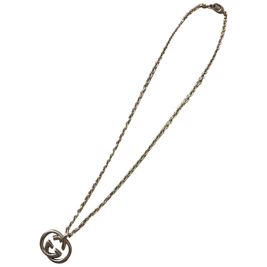Gucci icon silver silver necklaces