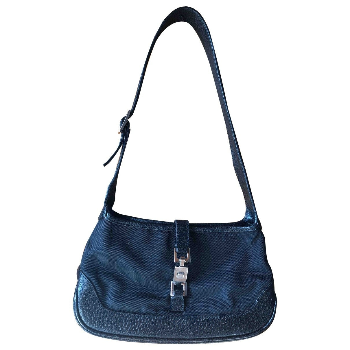 Gucci jackie    black cloth handbag