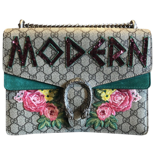 Gucci dionysus beige cloth handbag