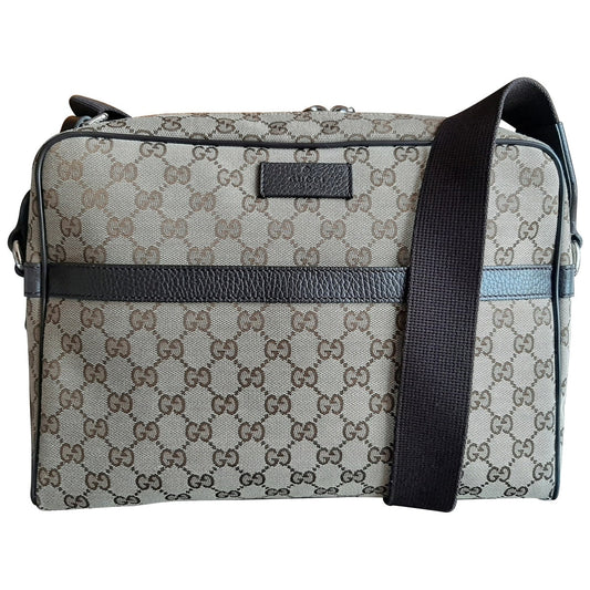 Gucci beige cloth handbag