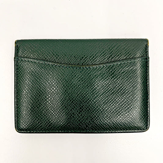 Louis Vuitton LV pocket organizer leather green lv8502ku