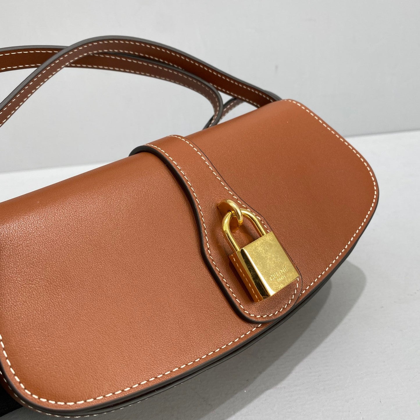 Top Quality Clutch On Strap Brown For Women 7in/18cm 10I593DQ1.04LU