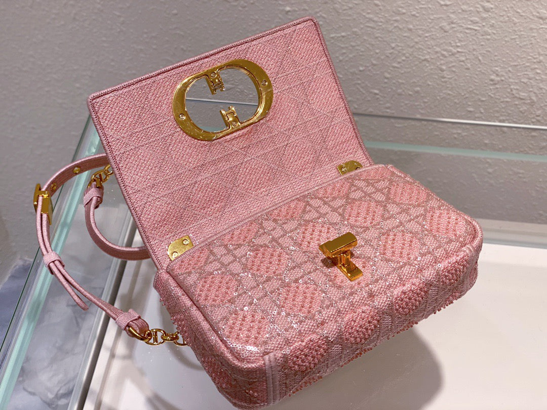 Top Quality MeTop Qualityum Caro Bag Pink, For Women, Womens Handbags 25.5cm/10in CD