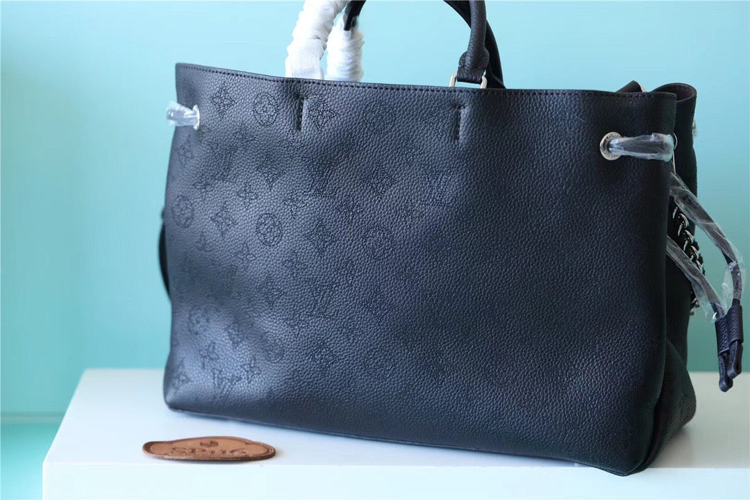 Top Quality Bella Tote Mahina Black For Women,  Shoulder And Crossbody Bags 12.6in/32cm Top Quality M59200
