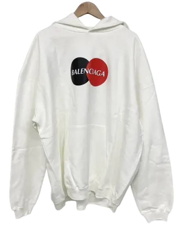 Luxury Balenciaga Trending 2025 Logo Print Over Fit Hoodie White