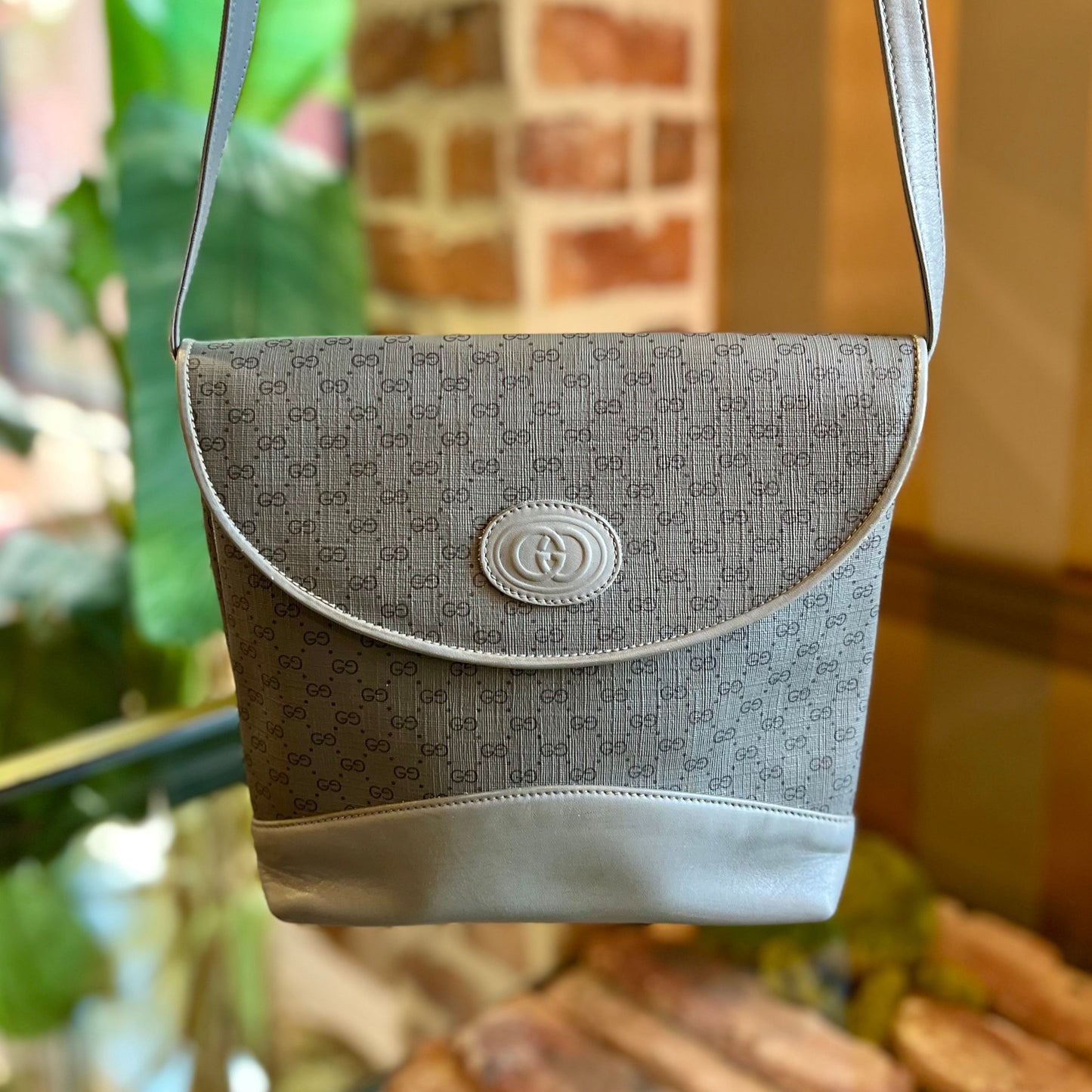 GUCCI   Gray Crossbody
