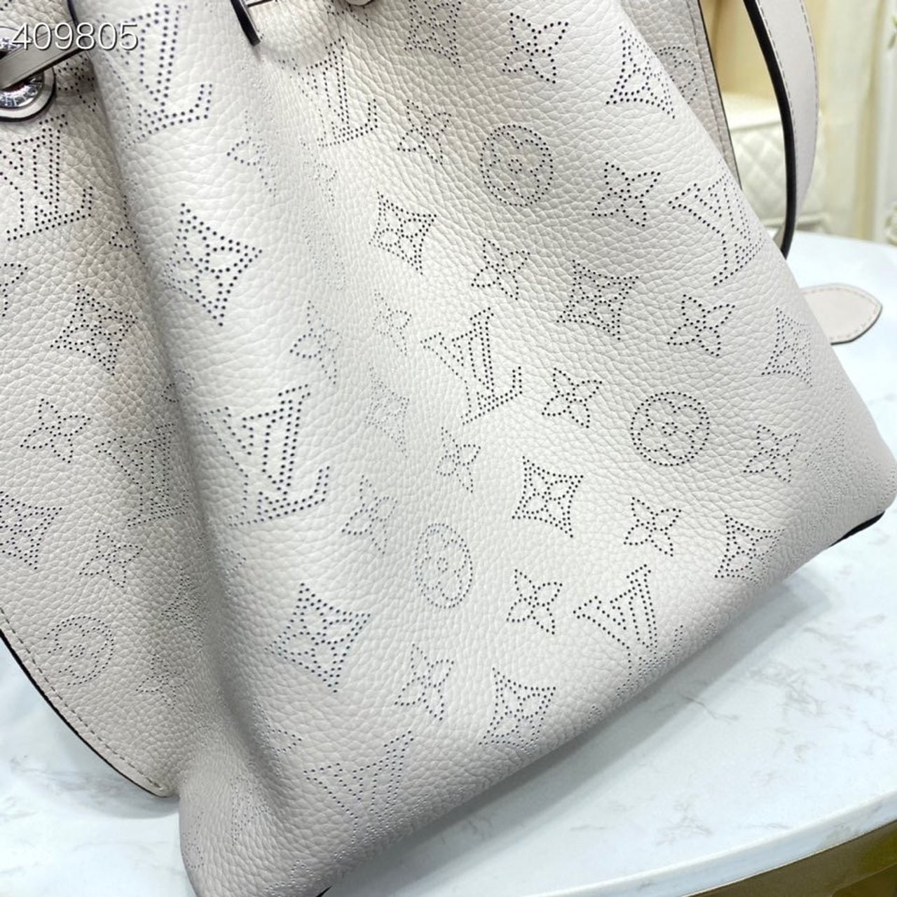 Top Quality Muria Bucket Bag Snow White For Women,  Shoulder And Crossbody Bags 9.8in/25cm Top Quality M58483