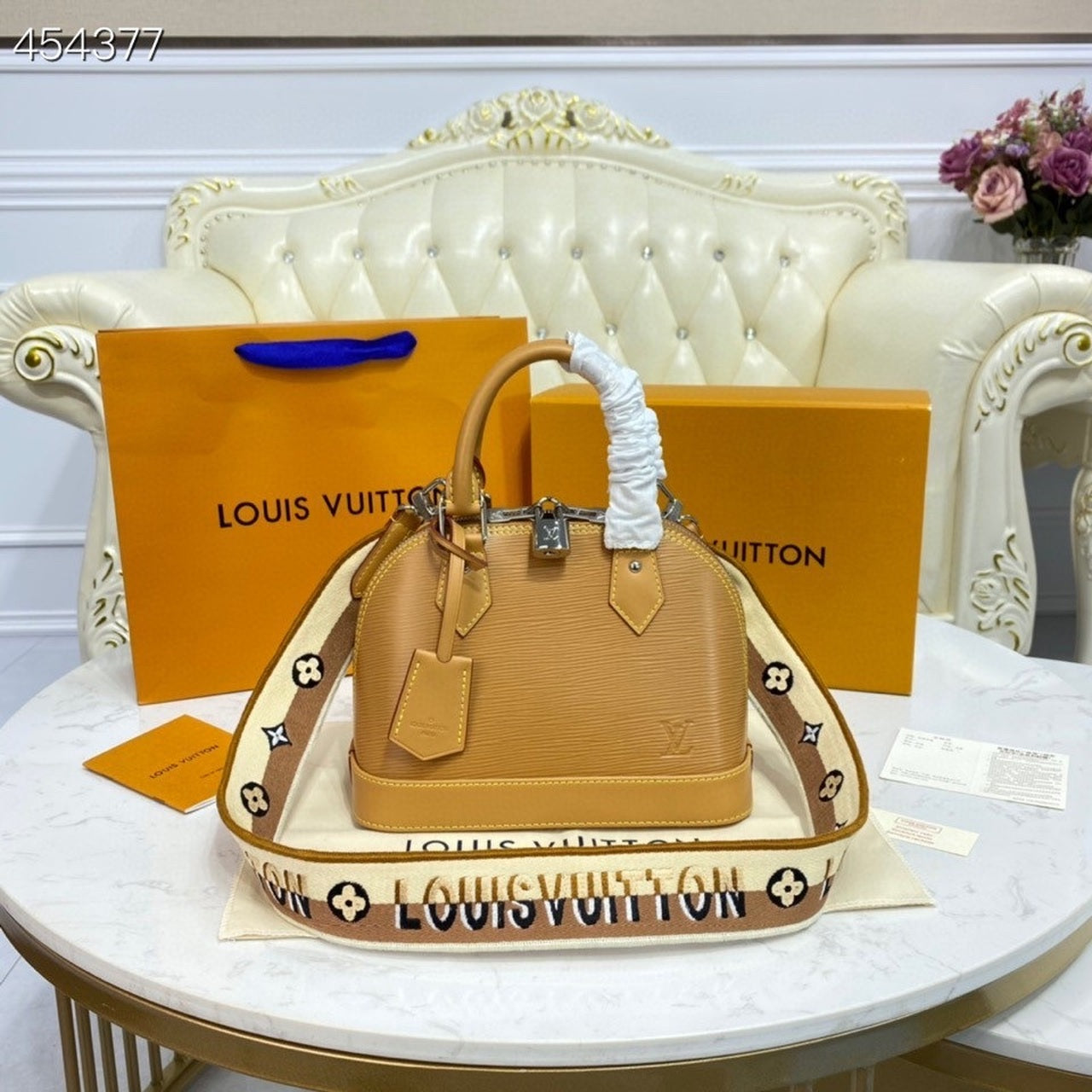 Top Quality Alma BB Sunflower Yellow For Women, Womens Handbags, Shoulder And Crossbody Bags 9.3in/23.5cm Top Quality M59358