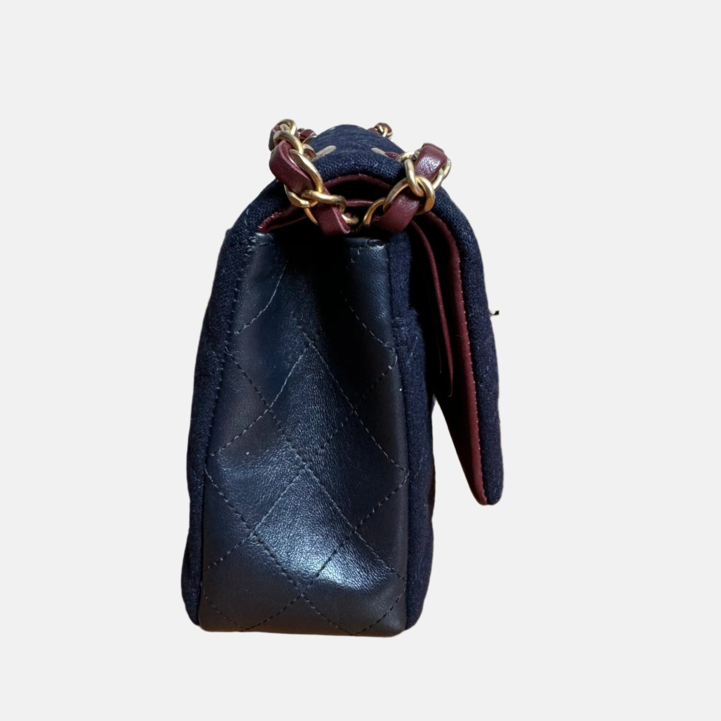 Chanel Medium Classic Double Flap Bag Métiers d'Art Paris-Hamburg 2018 Wool Nautical Charms