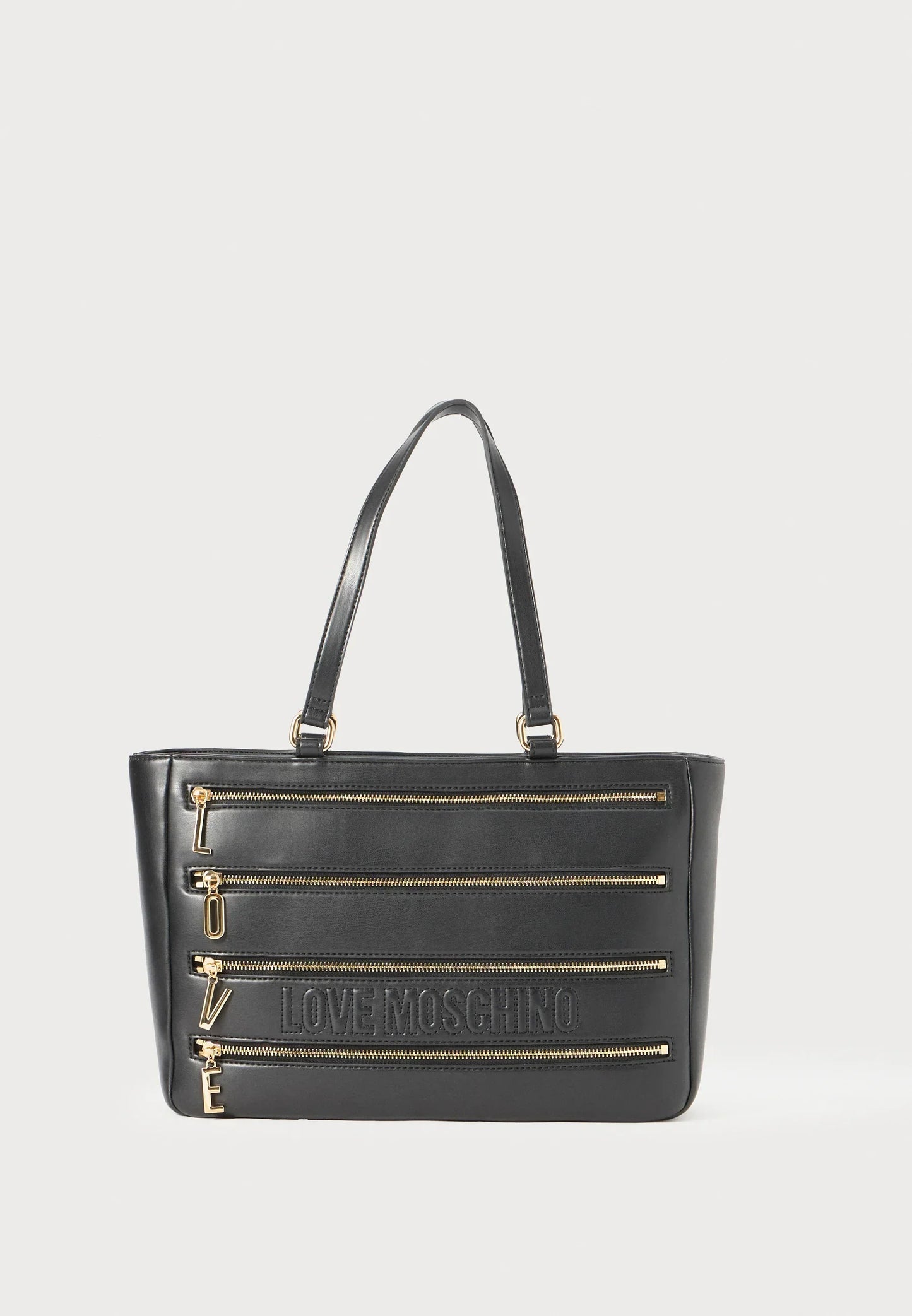 Borsa a mano zipline love moschino