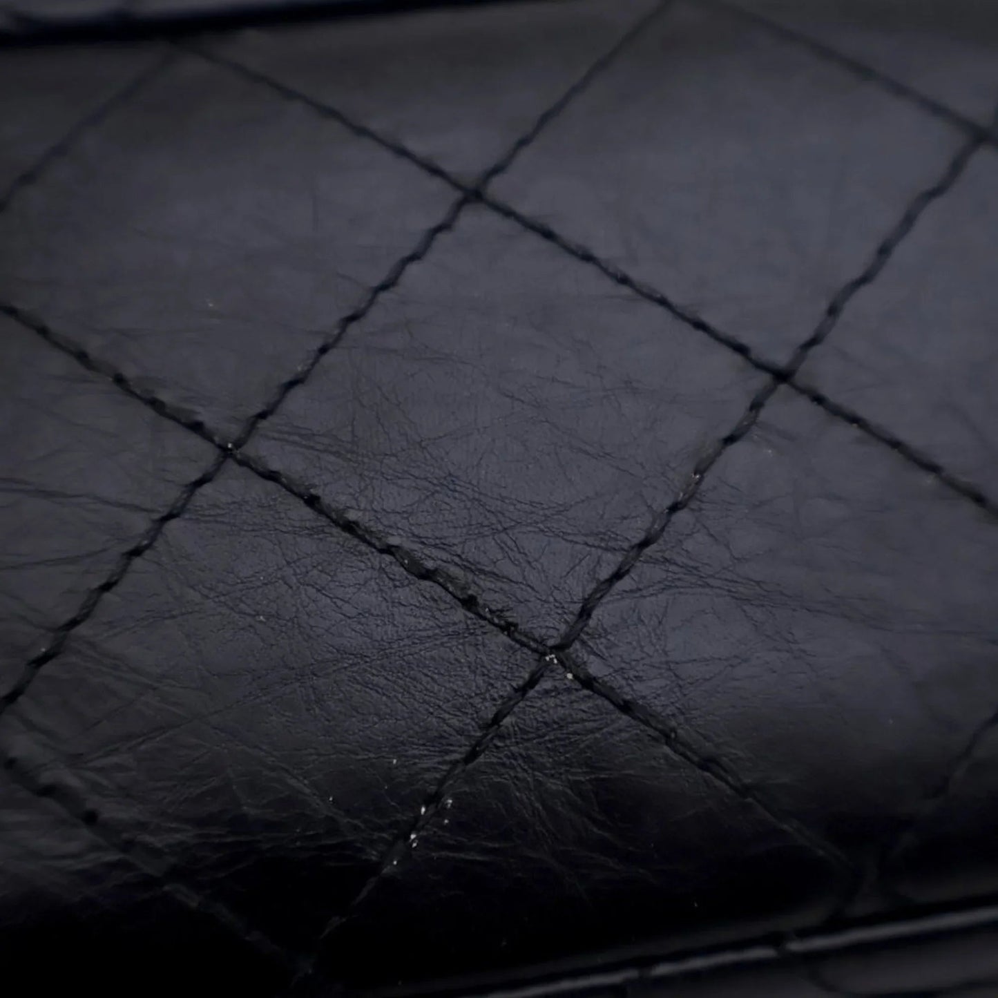 Black Chanel Reissue 2.55 Aged Calfskin Double Flap 227 Shoulder Bag