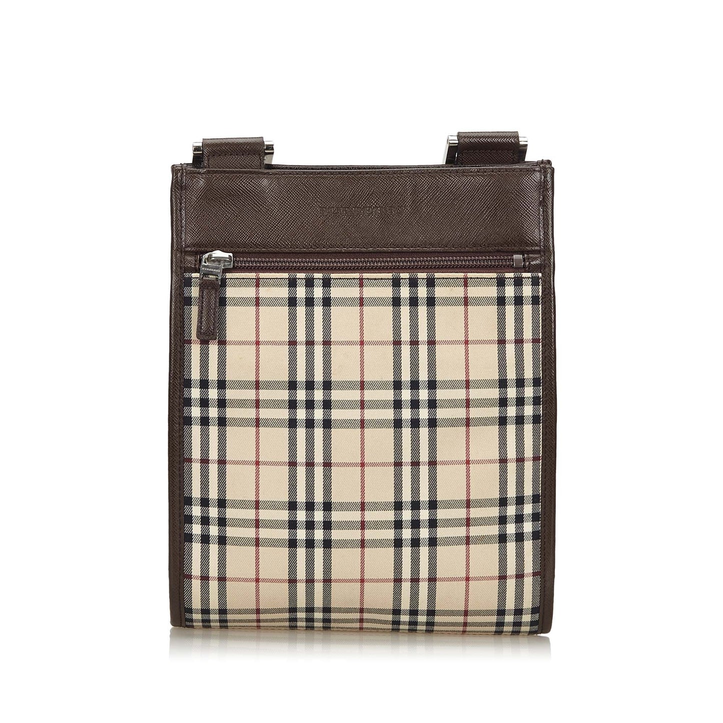 Burberry Brown Ho  Check Nylon Crossbody Bag United Kingdom