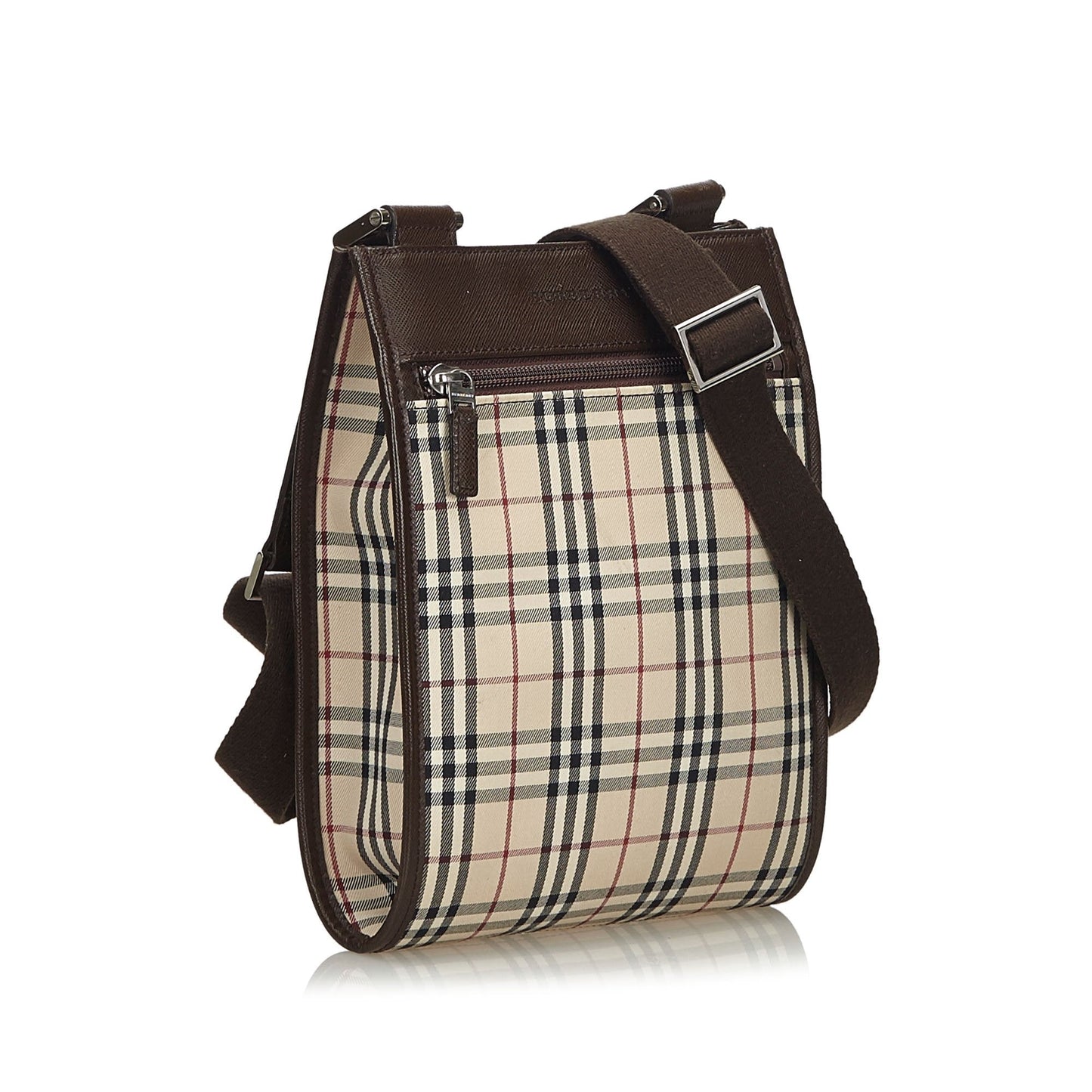 Burberry Brown Ho  Check Canvas Crossbody Bag United Kingdom