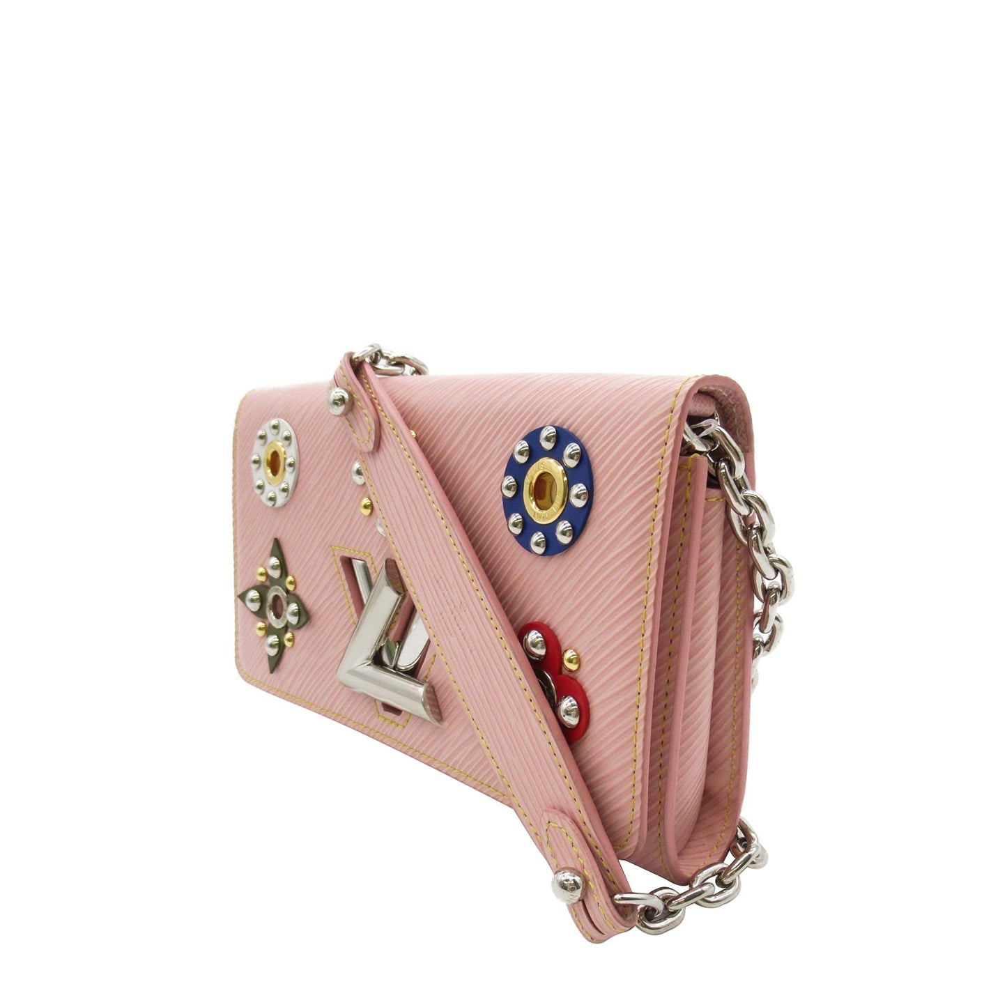 LOUIS VUITTON Epi Mechanical Flowers Twist MM Crossbody Bag