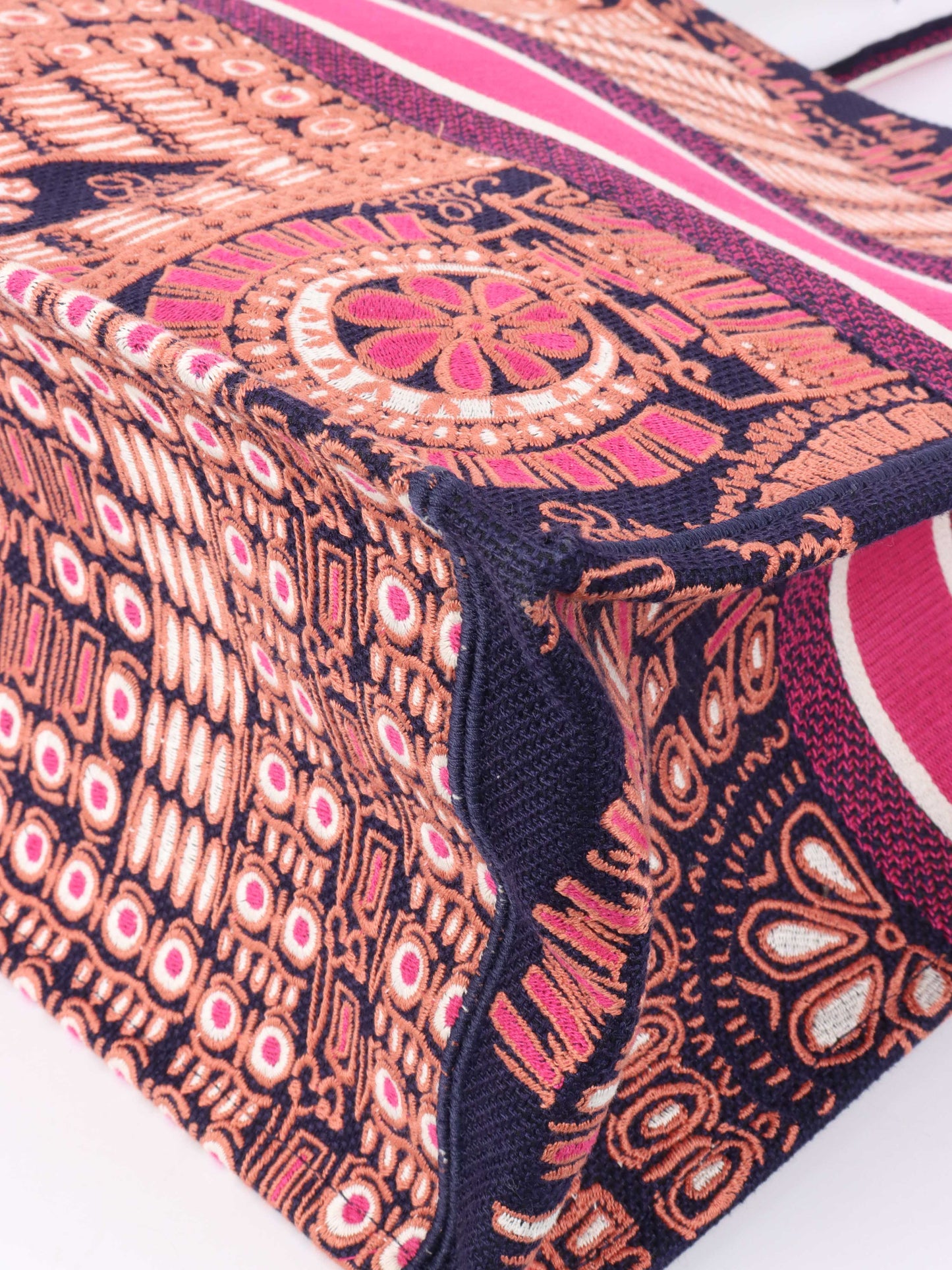 Dior Limited Edition Animal Embroidered Large Book Tote.
