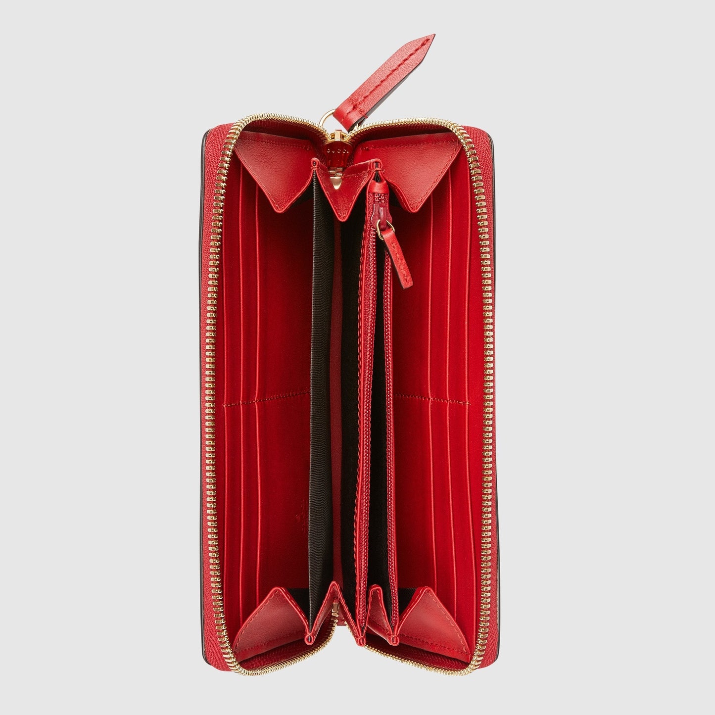 Gucci Sylvie Leather Continental Wallet Black
