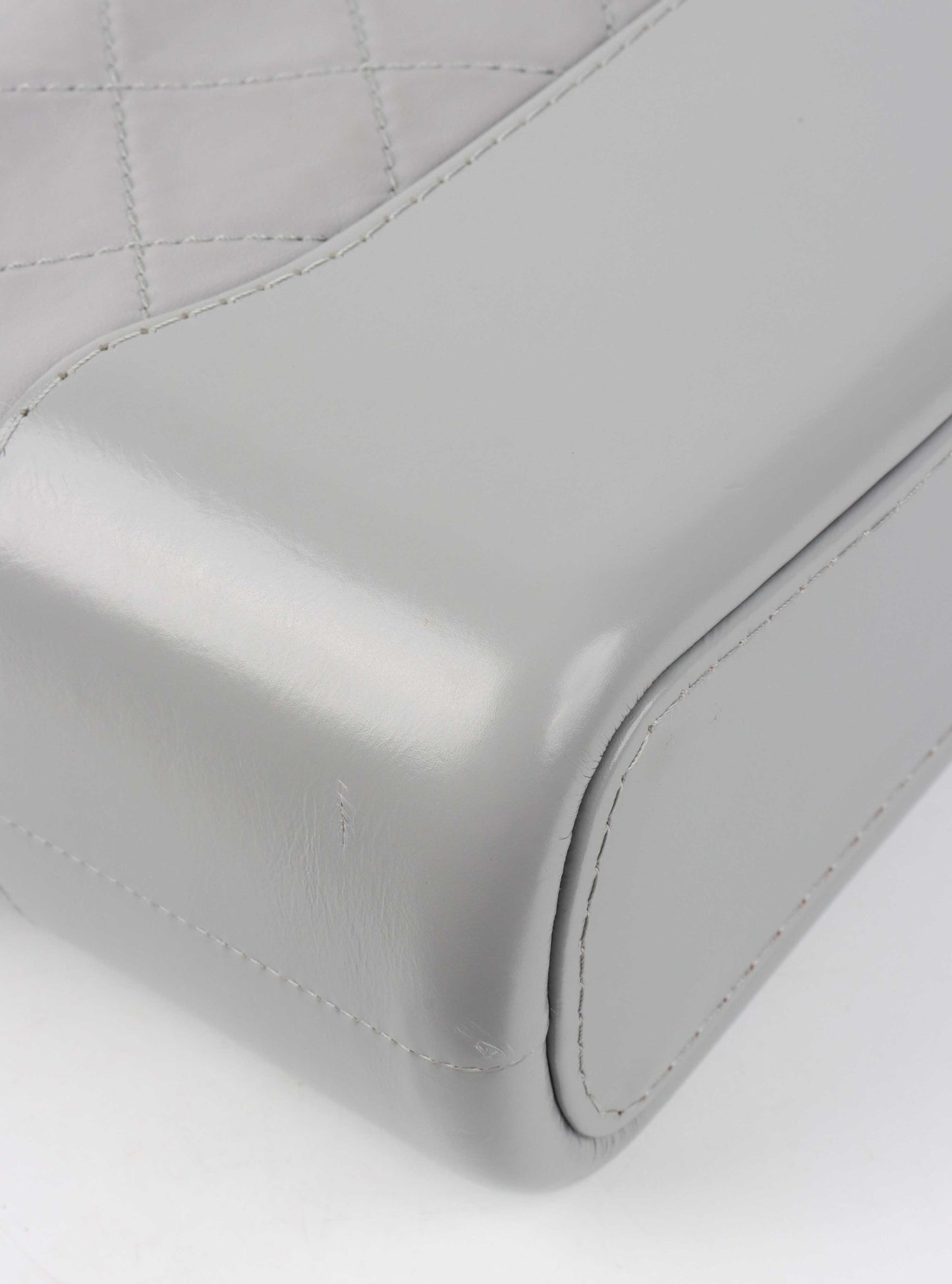 Chanel Medium Light Grey Gabrielle Bag.