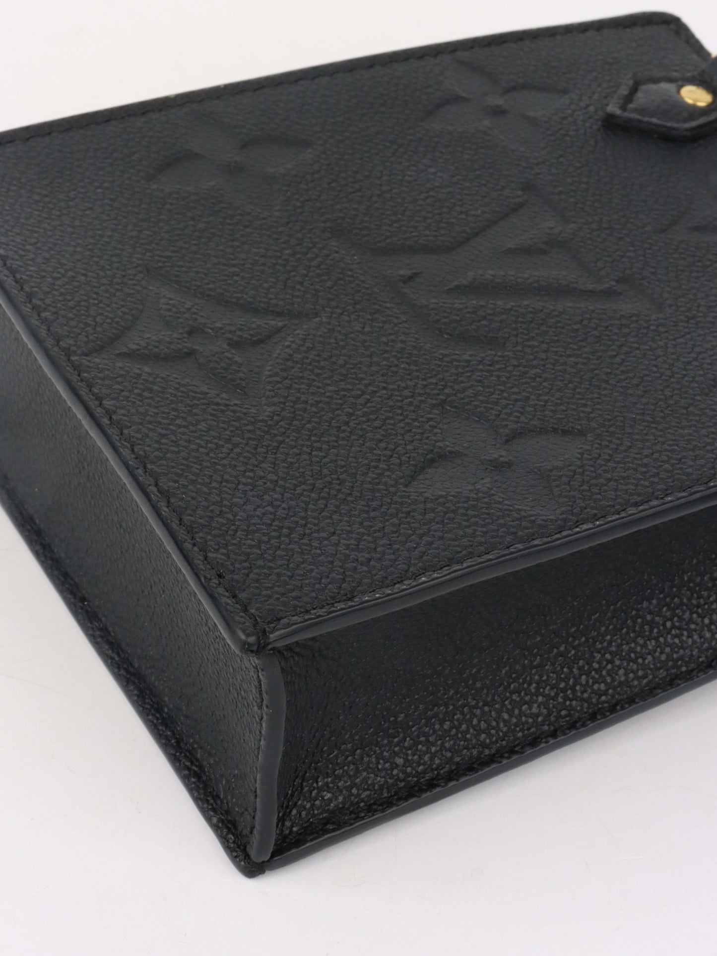Louis Vuitton Black Mini Sac Plat.