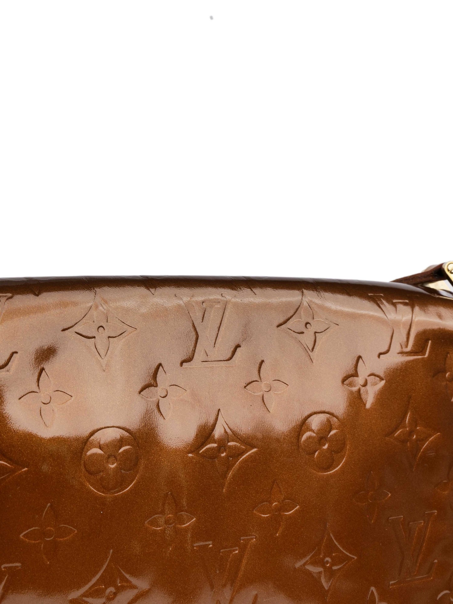 Louis Vuitton Bronze Vernis Patent M tte Salsa Bag.