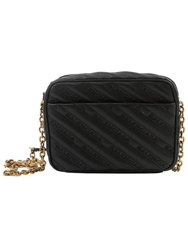 Luxury Balenciaga Trending 2025 Blanket Reporter Chain Cross Bag Black