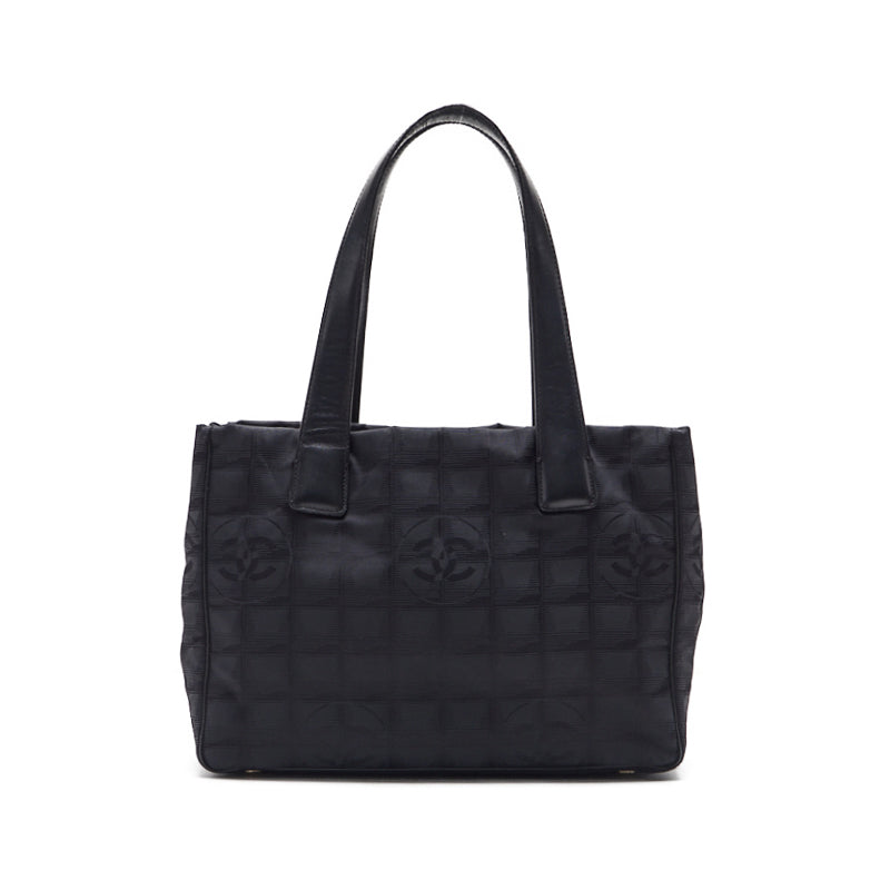 CHANEL  Loveel Line Tote Bag Nylon  Leather Black  's Bag Lady's Starting Bag  Bag Hybrid ? Ship? Nylon X Leather Black (Golden Tools) Lady's Starting Bag