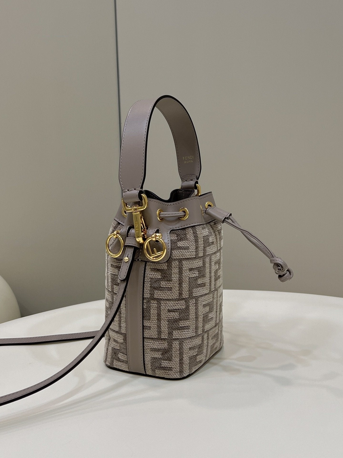 Top QualityTop Quality Mon Tresor Small Beige Bag For Woman 18cm/7in