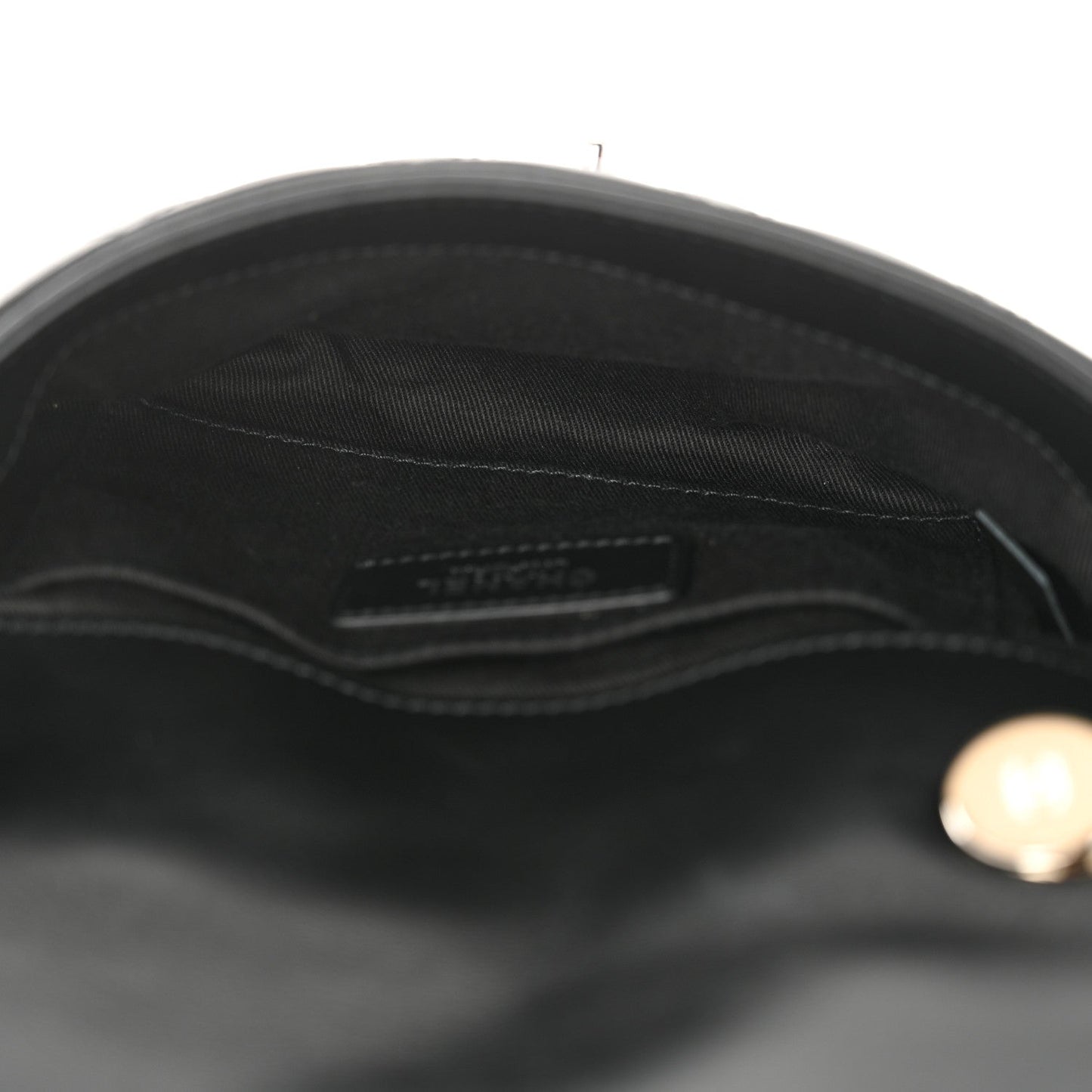 Chanel Calfskin Quilted CC Uniform Flap Belt Bag Black