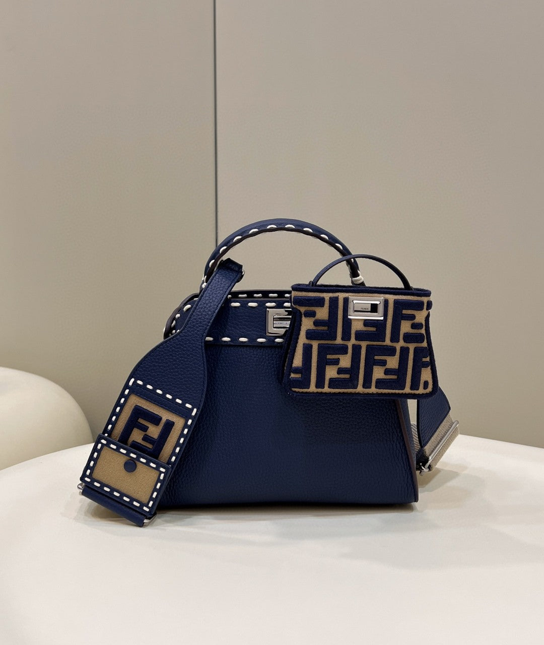 Top QualityTop Quality Peekaboo Small Dark Blue Bag For Woman 23cm/9in