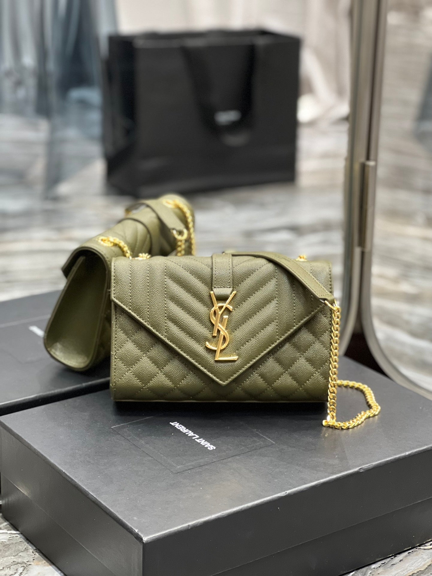 YSSL Small Bag In Mix Matelasse For Women 8in/21cm YSL