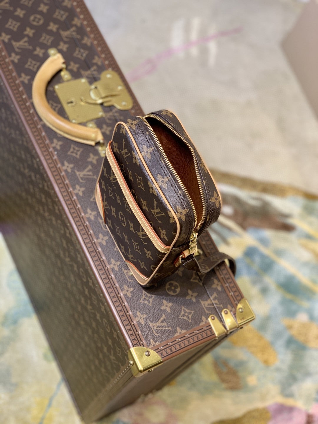 Top Quality Danube Monogram Canvas For Women, Womens Bags, Shoulder Bags 8.3in/21cm Top Quality M45266