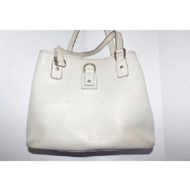 Gucci Abbey   White Leather And Pink Lining Satchel